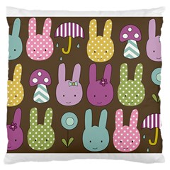 Bunny  Large Cushion Case (single Sided) 