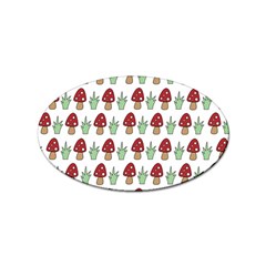 Mushrooms Sticker 10 Pack (Oval)