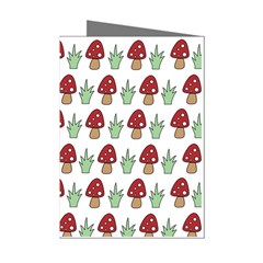 Mushrooms Mini Greeting Card (8 Pack)