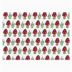 Mushrooms Glasses Cloth (Large)