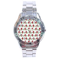 Mushrooms Stainless Steel Watch