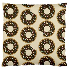 Donuts Large Flano Cushion Case (One Side)