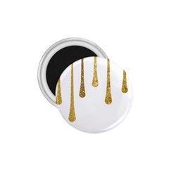 Gold Glitter Paint 1 75  Button Magnet