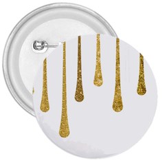 Gold Glitter Paint 3  Button by Kathrinlegg