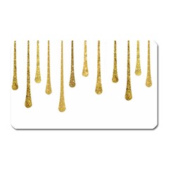 Gold Glitter Paint Magnet (rectangular)