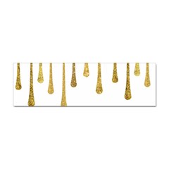 Gold Glitter Paint Bumper Sticker 100 Pack by Kathrinlegg