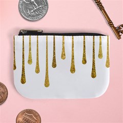 Gold Glitter Paint Coin Change Purse