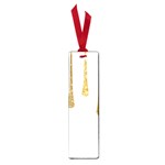 Gold Glitter Paint Small Bookmark Front