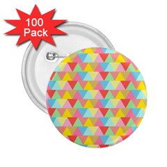 Triangle Pattern 2 25  Button (100 Pack) by Kathrinlegg