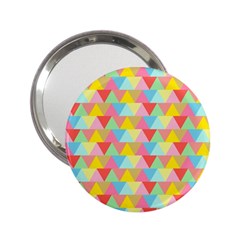 Triangle Pattern Handbag Mirror (2 25 ) by Kathrinlegg