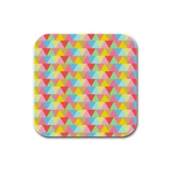 Triangle Pattern Drink Coasters 4 Pack (square) by Kathrinlegg