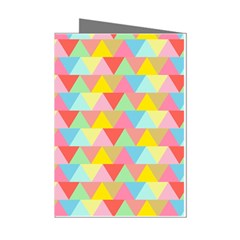 Triangle Pattern Mini Greeting Card (8 Pack) by Kathrinlegg