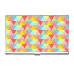 Triangle Pattern Business Card Holder by Kathrinlegg