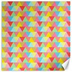 Triangle Pattern Canvas 16  X 16  (unframed)