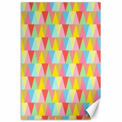 Triangle Pattern Canvas 20  X 30  (unframed)