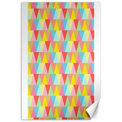 Triangle Pattern Canvas 24  X 36  (unframed)