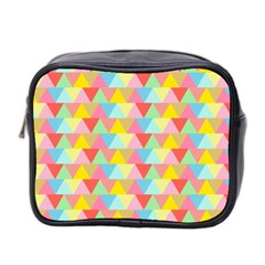 Triangle Pattern Mini Travel Toiletry Bag (two Sides) by Kathrinlegg