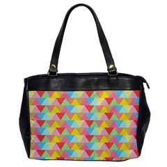 Triangle Pattern Oversize Office Handbag (one Side) by Kathrinlegg