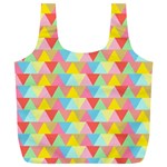 Triangle Pattern Reusable Bag (XL) Front