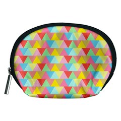 Triangle Pattern Accessory Pouch (medium)