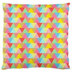 Triangle Pattern Standard Flano Cushion Case (one Side) by Kathrinlegg