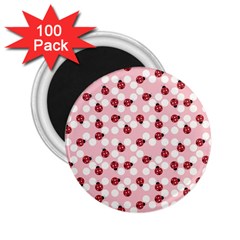 Spot The Ladybug 2 25  Button Magnet (100 Pack)