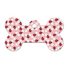 Spot The Ladybug Dog Tag Bone (two Sided) by Kathrinlegg