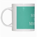 Misophonia Awareness White Coffee Mug Left