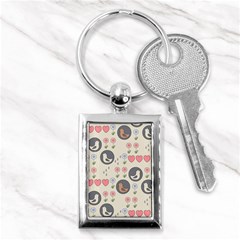 Love Birds Key Chain (rectangle)