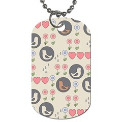 Love Birds Dog Tag (two-sided)  by Kathrinlegg