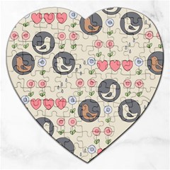 Love Birds Jigsaw Puzzle (heart) by Kathrinlegg