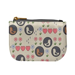 Love Birds Coin Change Purse by Kathrinlegg