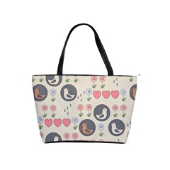 Love Birds Large Shoulder Bag by Kathrinlegg