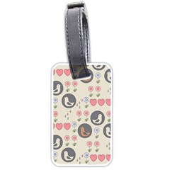 Love Birds Luggage Tag (one Side) by Kathrinlegg