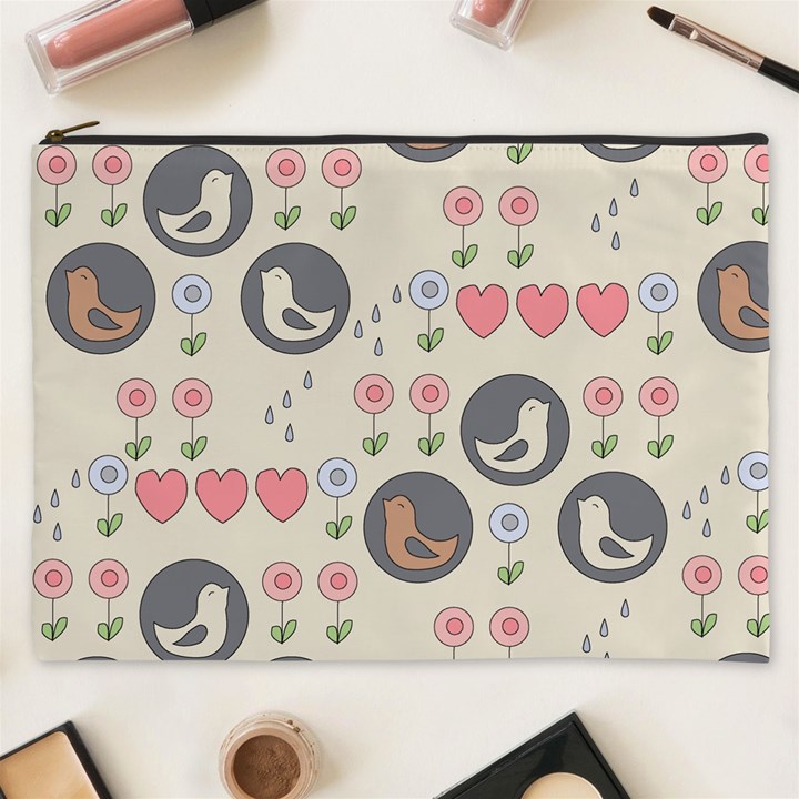 Love Birds Cosmetic Bag (XXXL)