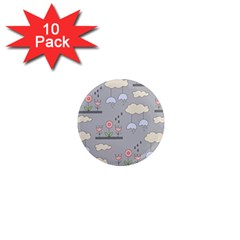 Garden In The Sky 1  Mini Button Magnet (10 Pack)