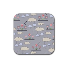 Garden In The Sky Drink Coaster (square) by Kathrinlegg