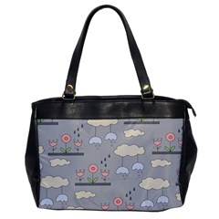 Garden In The Sky Oversize Office Handbag (one Side) by Kathrinlegg