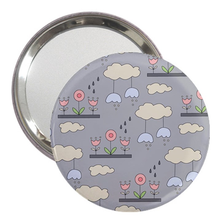 Garden in the Sky 3  Handbag Mirror