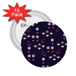 Summer Garden 2.25  Button (10 pack) Front