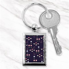 Summer Garden Key Chain (rectangle) by Kathrinlegg