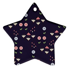 Summer Garden Star Ornament (two Sides) by Kathrinlegg