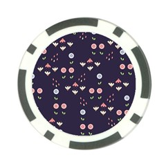 Summer Garden Poker Chip