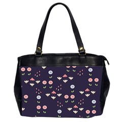 Summer Garden Oversize Office Handbag (two Sides)