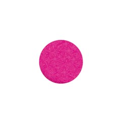 Abstract Stars In Hot Pink 1  Mini Button Magnet