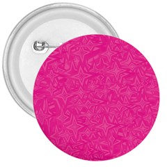 Abstract Stars In Hot Pink 3  Button