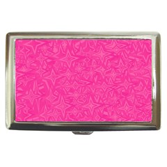 Abstract Stars In Hot Pink Cigarette Money Case