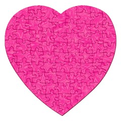 Abstract Stars In Hot Pink Jigsaw Puzzle (heart) by StuffOrSomething