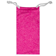 Abstract Stars In Hot Pink Jewelry Bag