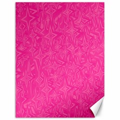 Abstract Stars In Hot Pink Canvas 12  X 16  (unframed) by StuffOrSomething